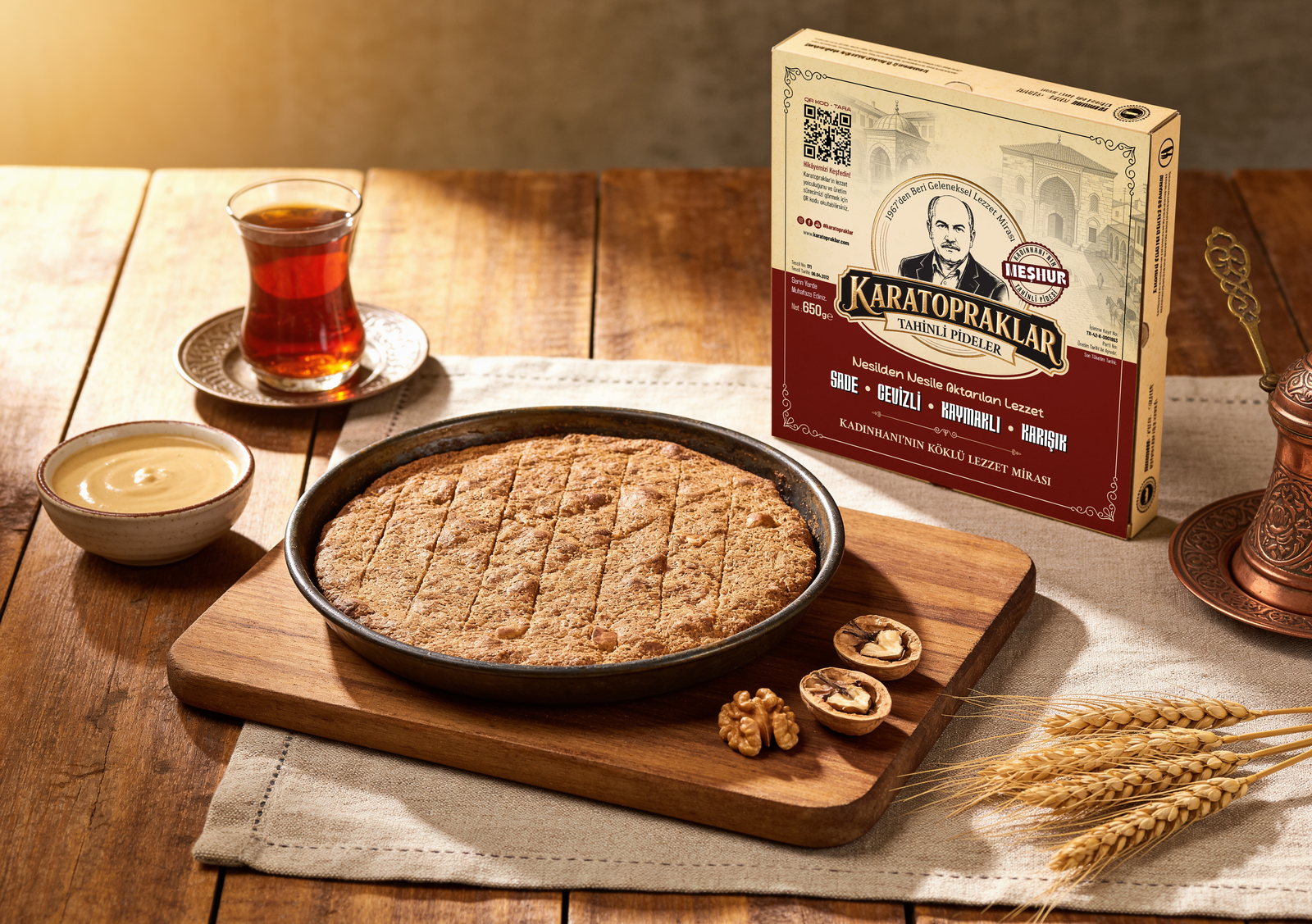 Cevizli Tahinli Pide